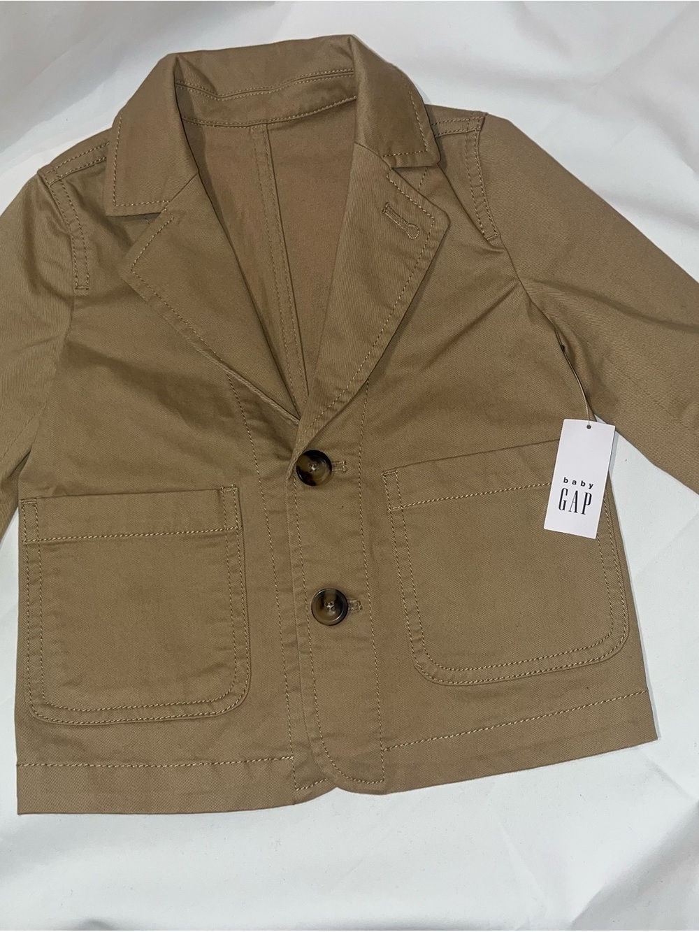NWT Baby Gap Toddler Khaki Blazer 18-24M